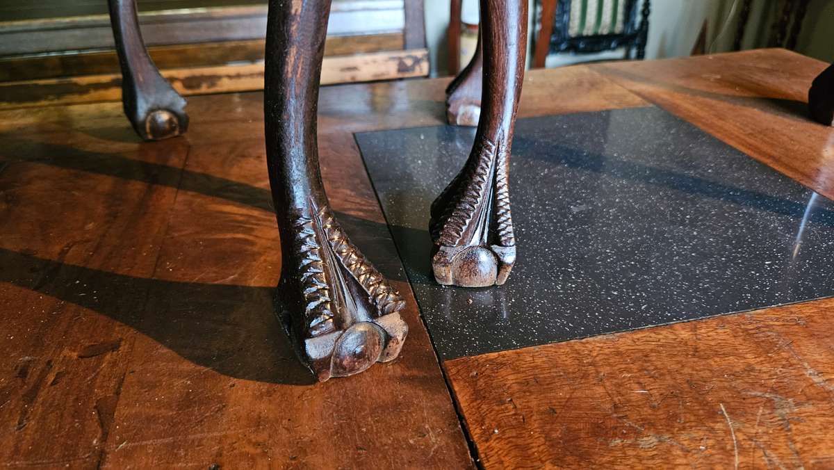 Two Vintage Ball & Claw Tables