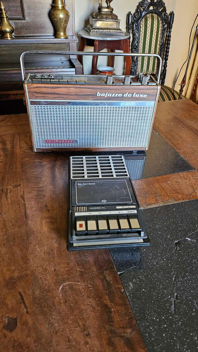 Vintage telefunken Radio & Masonic Tape Recorder