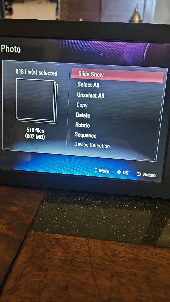 LG Digital Photo Display Unit. Model F8012N