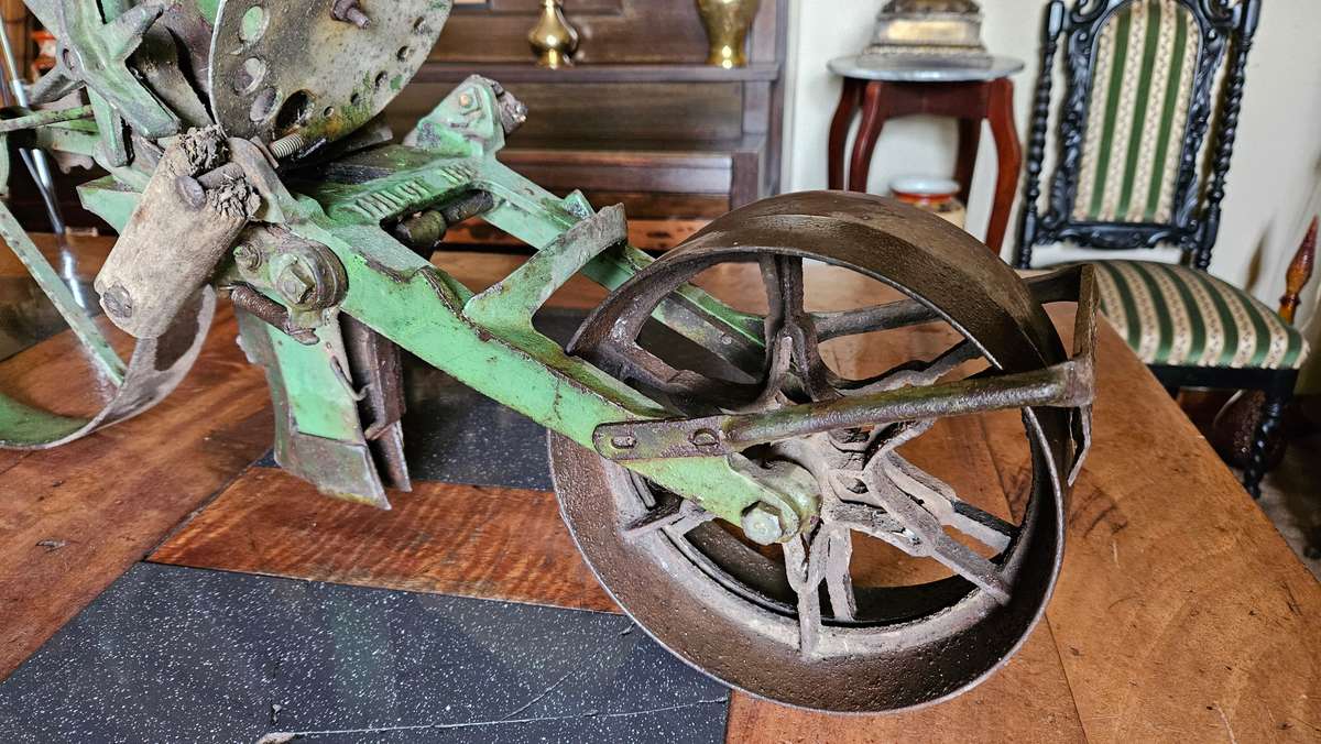 Antique 1920's Hand Driven Thilot 188 Seeding Machine from Holland