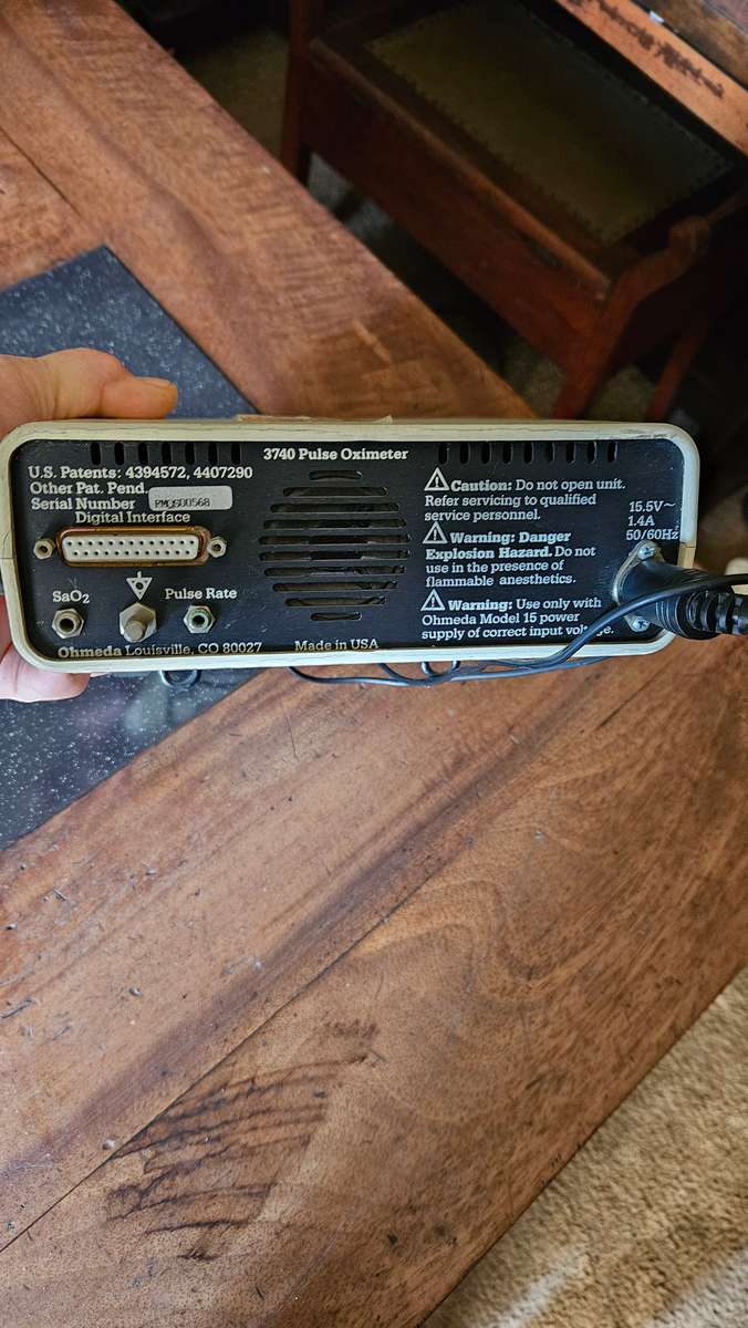 OHmeda 3740 Pulse Oximeter Working