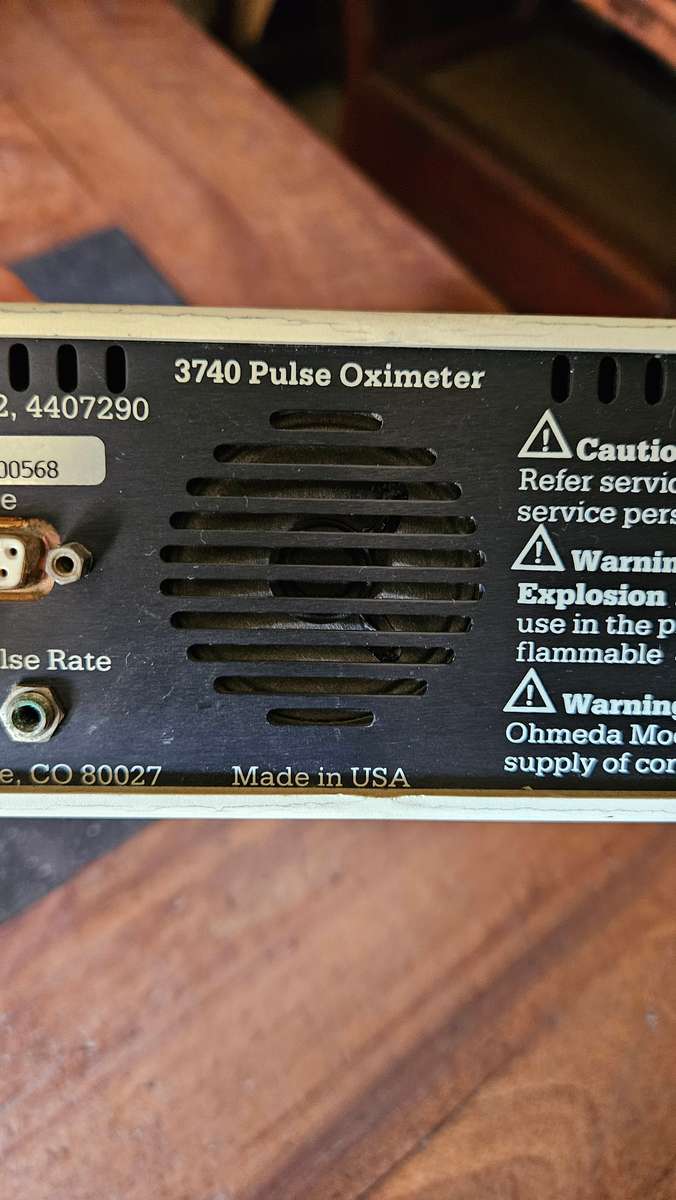 OHmeda 3740 Pulse Oximeter Working