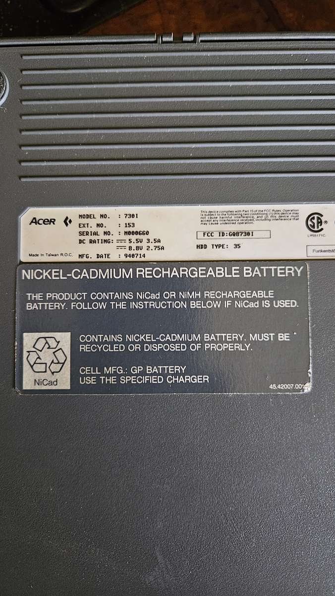 Acer Laptop Model 3701 plus HP Deskjet & Accessories