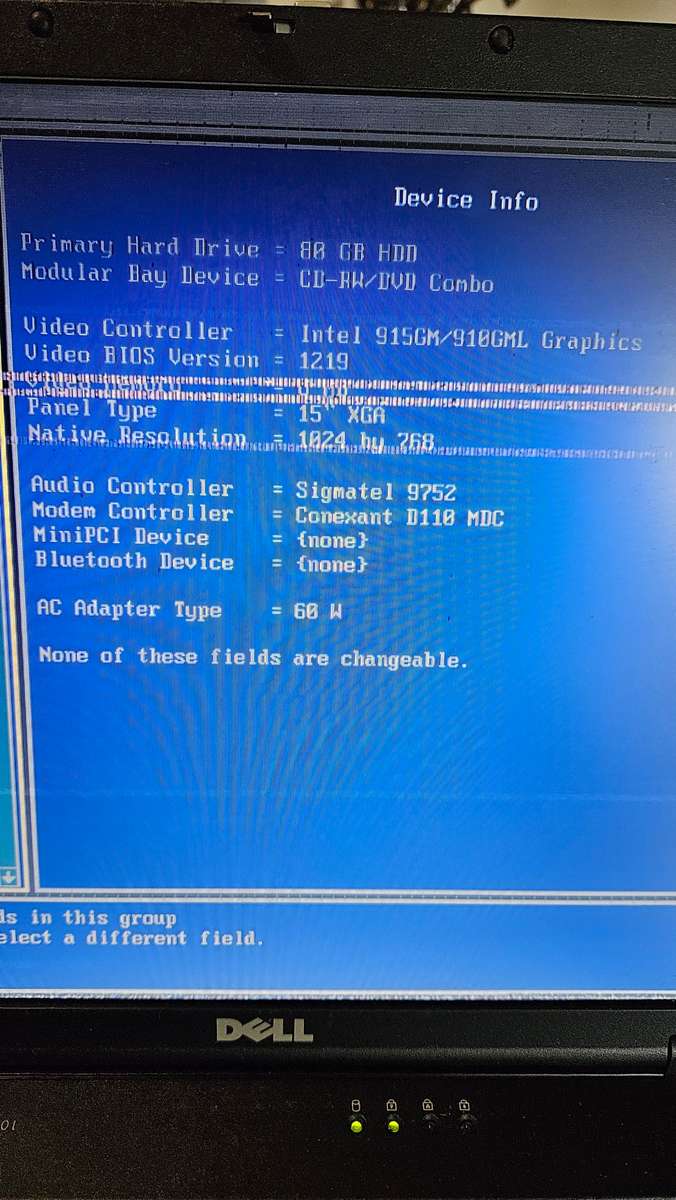 Dell Lattitude Notebook