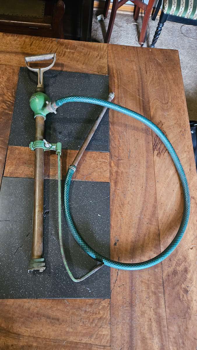 Antique 1920's Reca Manual Brass Spray Pump