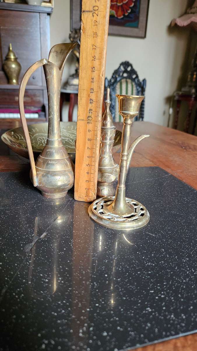 Vintage Brass Bowl Plus More