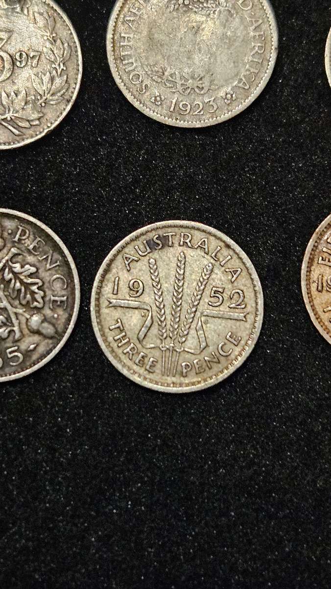 Silver 1897 Kruger 3 Pence Plus More