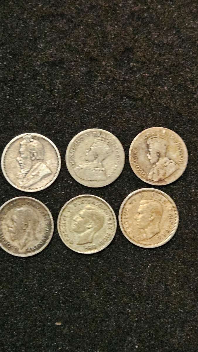 Silver 1897 Kruger 3 Pence Plus More