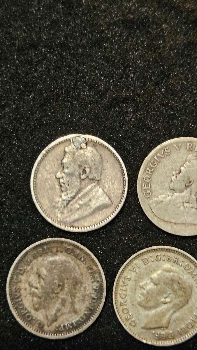 Silver 1897 Kruger 3 Pence Plus More
