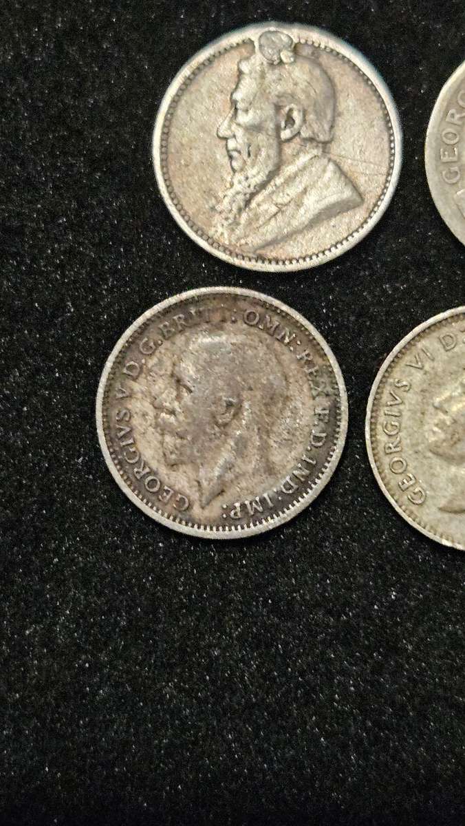 Silver 1897 Kruger 3 Pence Plus More