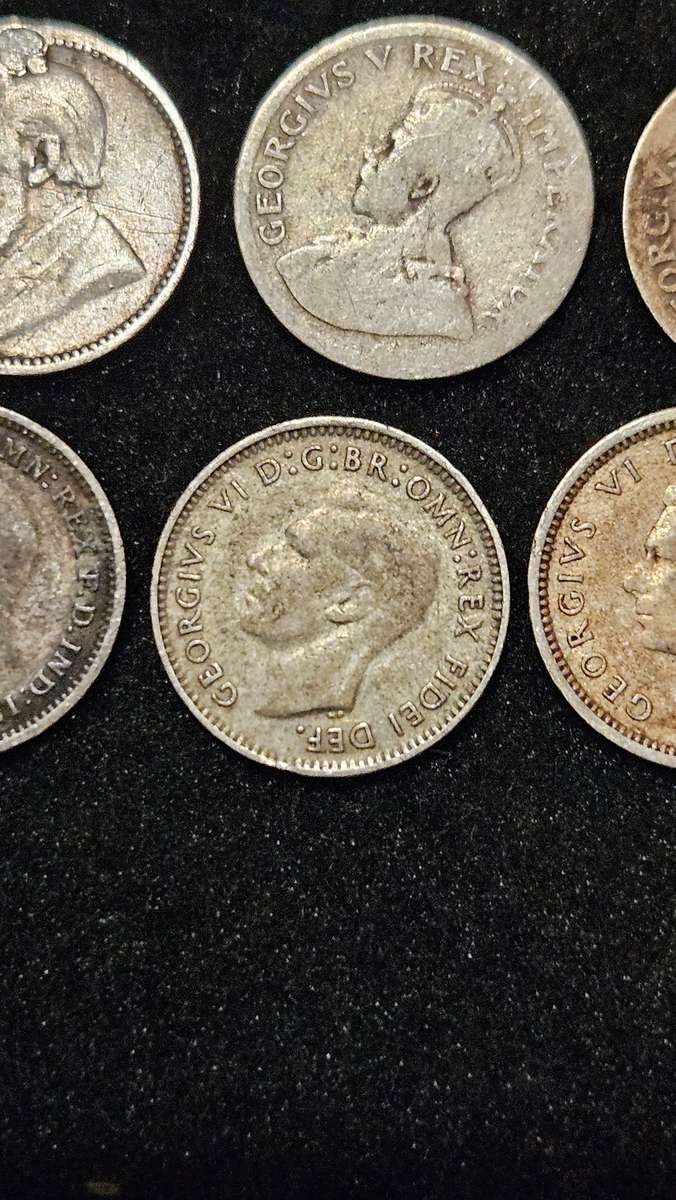 Silver 1897 Kruger 3 Pence Plus More
