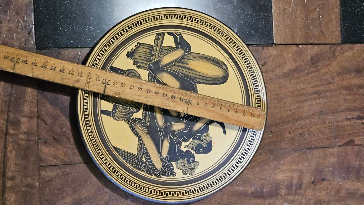 Triptolemos Painter Erotic Ceramic Greek Plate