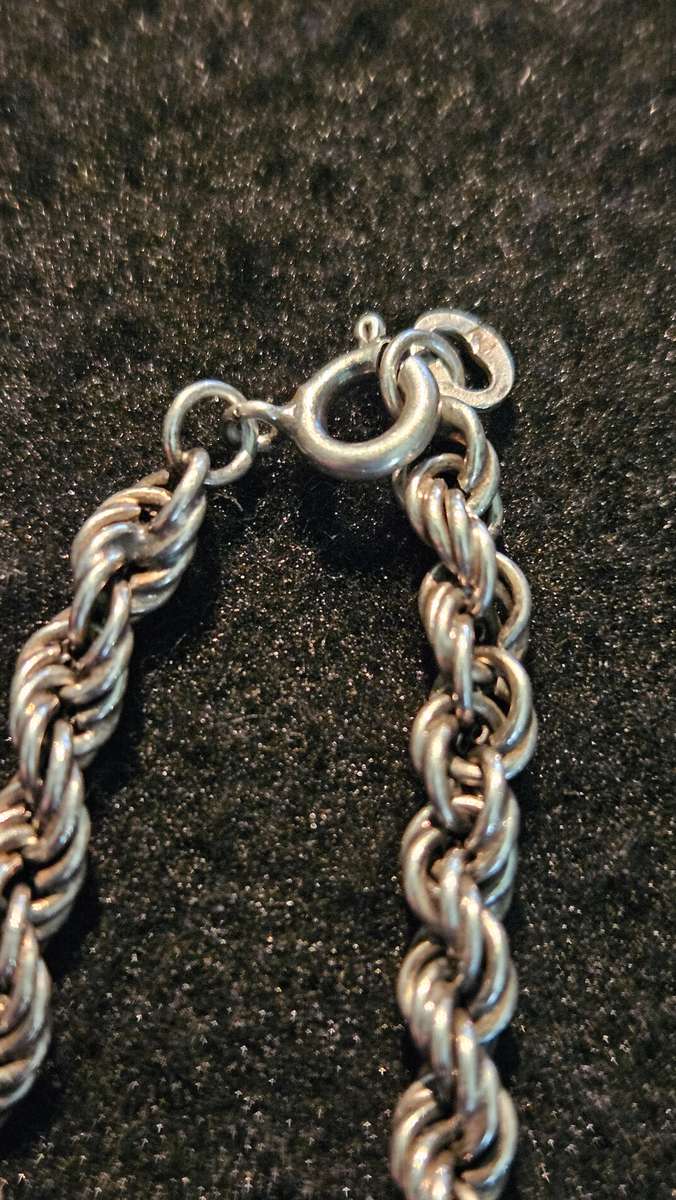 Large Silver 925 Necklace