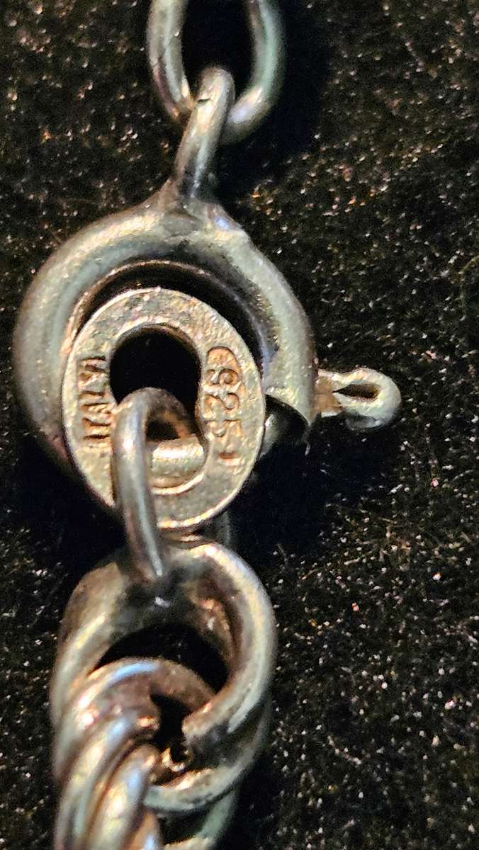 Large Silver 925 Necklace