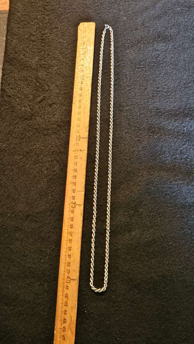 Large Silver 925 Necklace