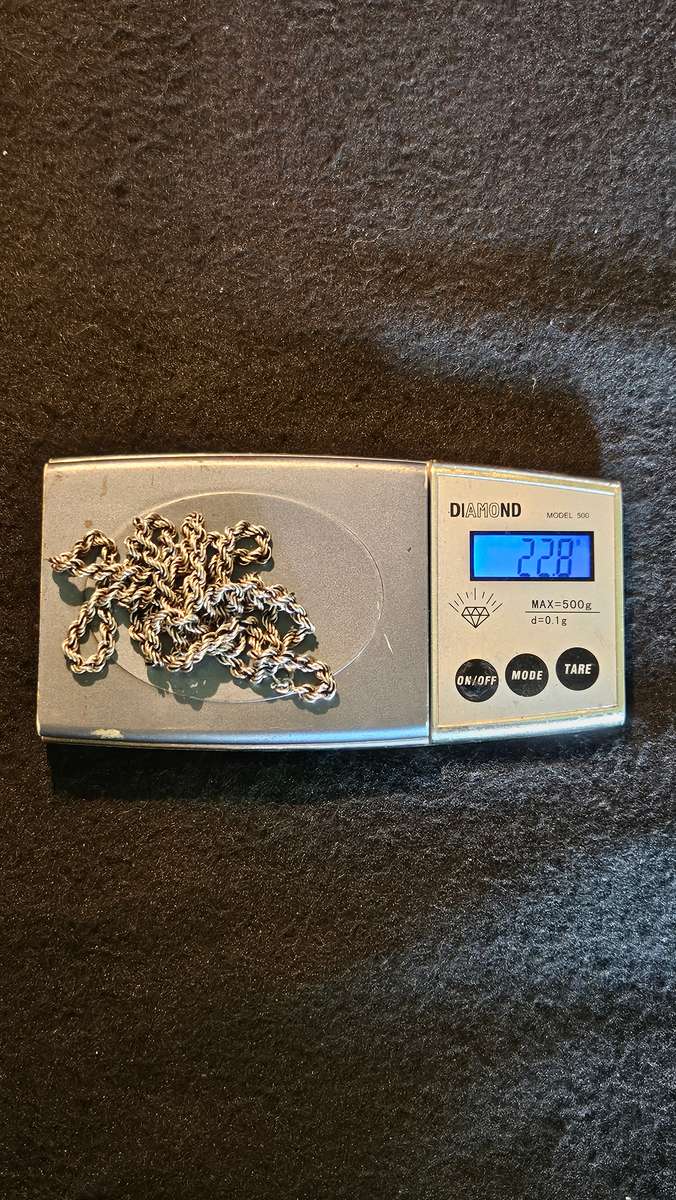 Large Silver 925 Necklace