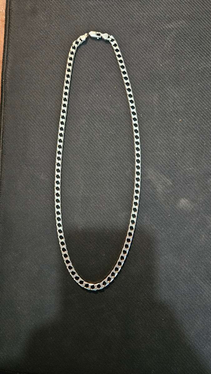 34 Grams Silver Men's Necklace