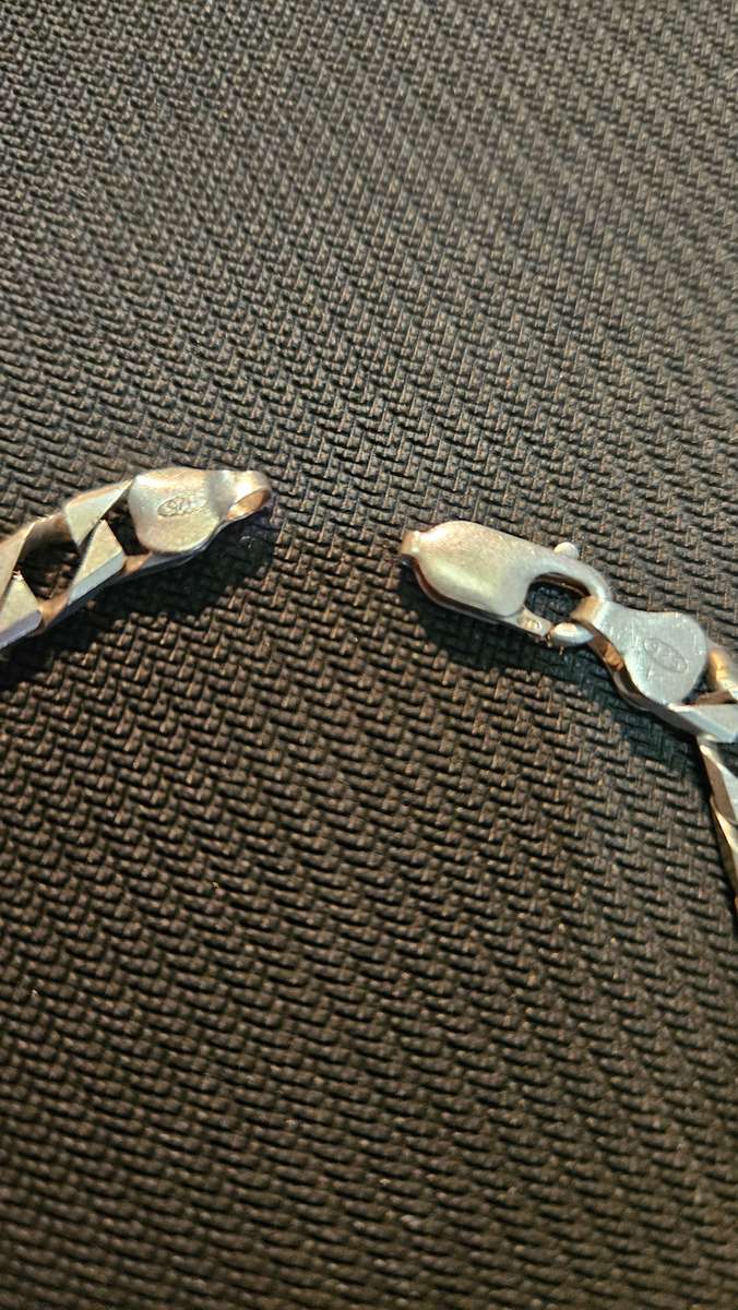 34 Grams Silver Men's Necklace