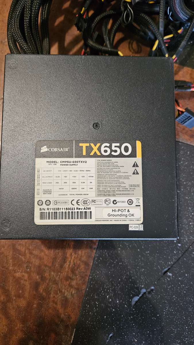 CORSAIR Computer Fan Model TX 650