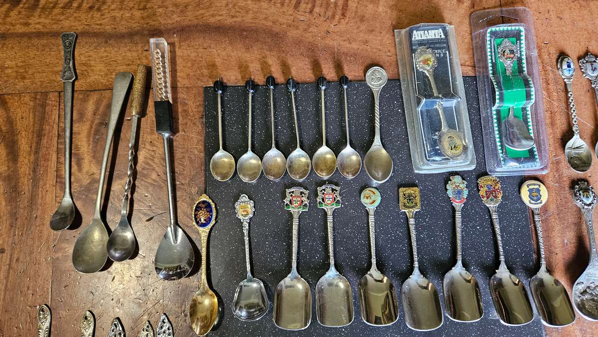 Huge Collectable Teaspoon Lot