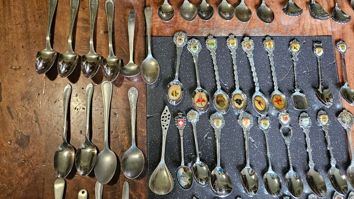 Huge Collectable Teaspoon Lot