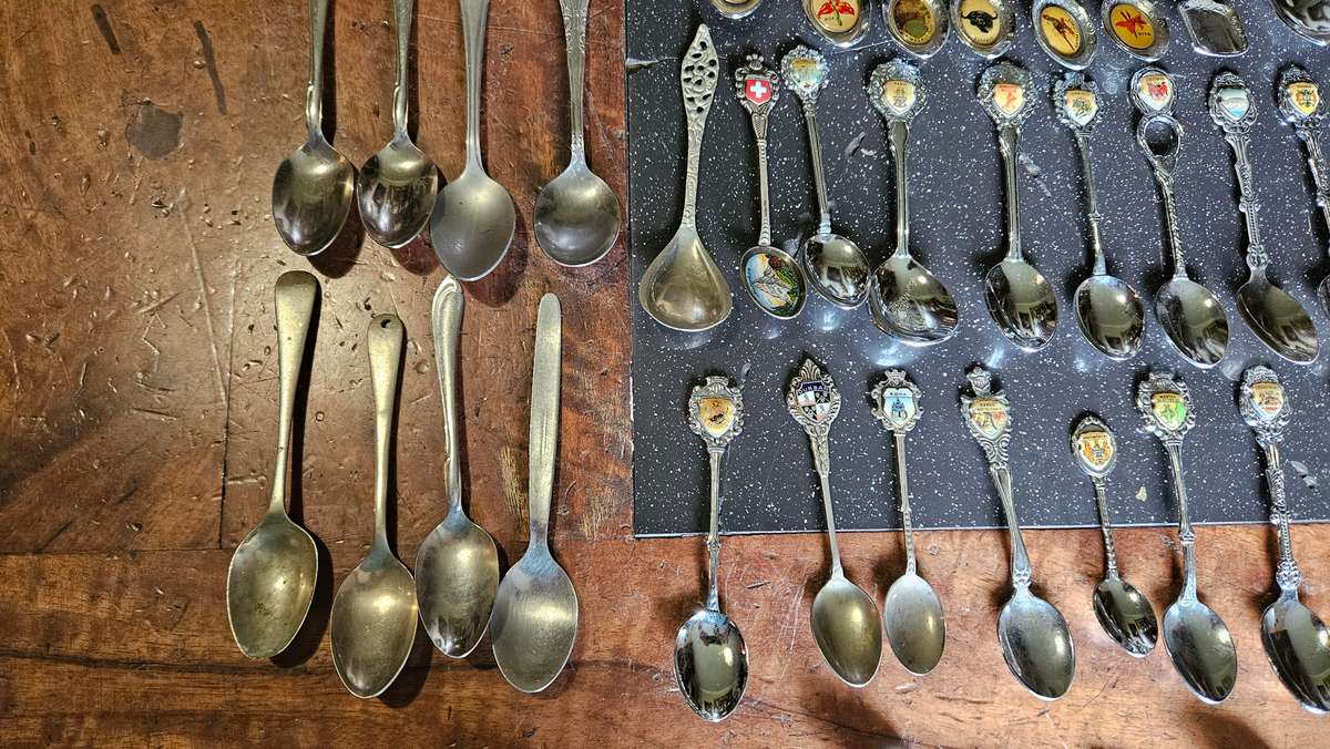 Huge Collectable Teaspoon Lot