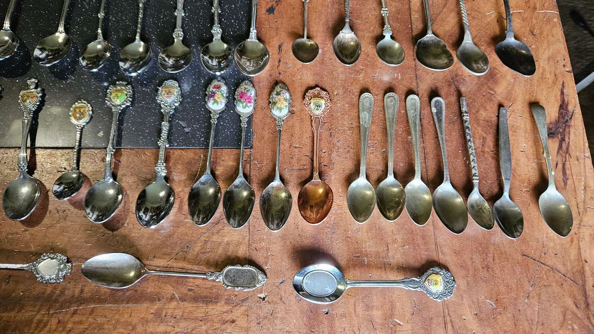 Huge Collectable Teaspoon Lot
