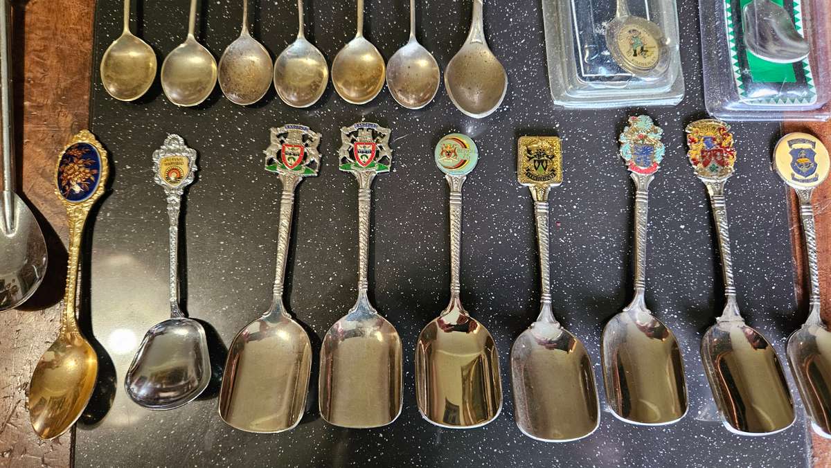 Huge Collectable Teaspoon Lot
