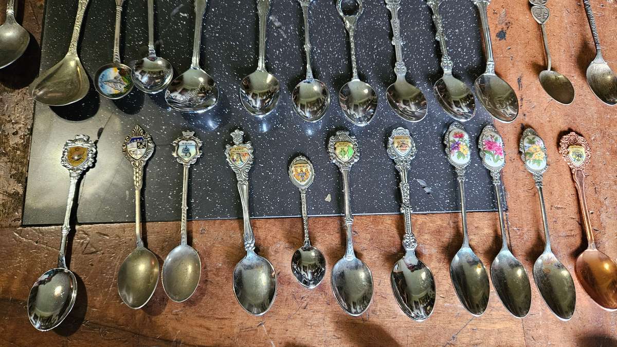 Huge Collectable Teaspoon Lot