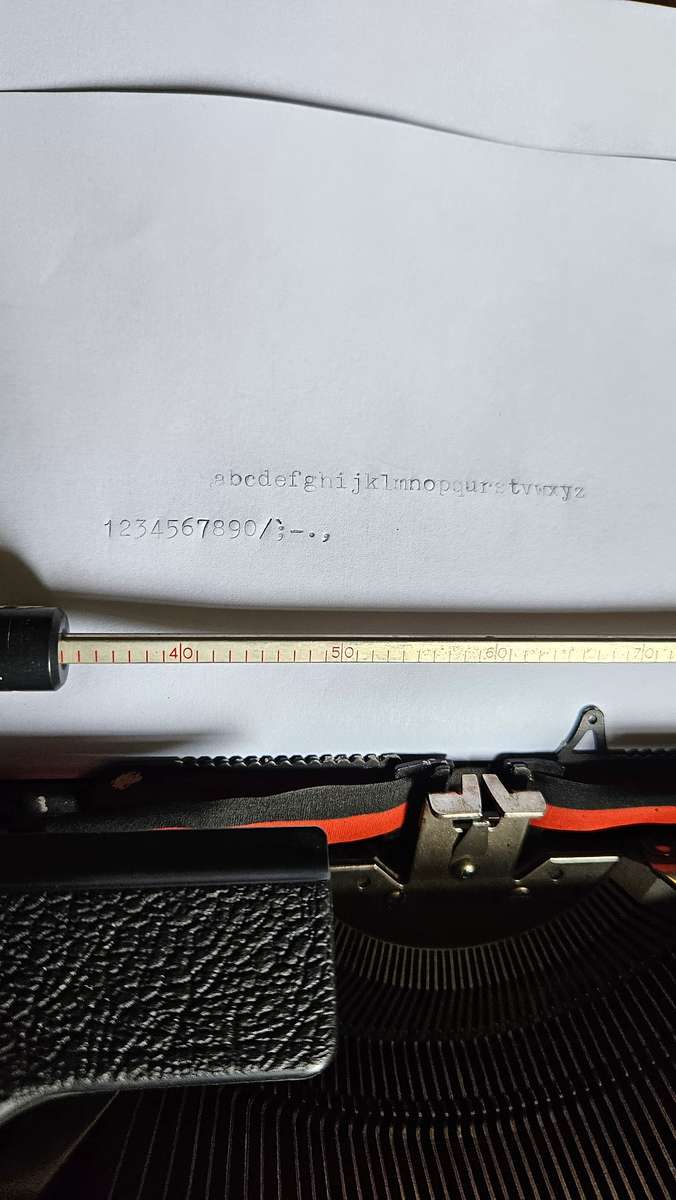 "Reserved for JasonBBAccount"  Reed 500 Typewriter