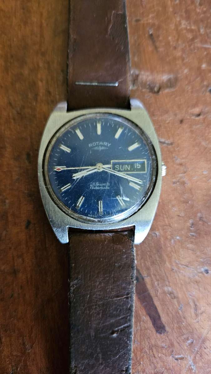 Rotary 21 Jewels Automatic Men's Wristwatch