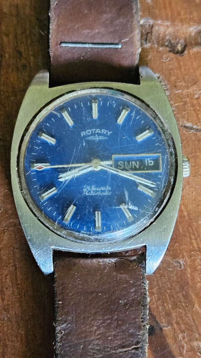 Rotary 21 Jewels Automatic Men's Wristwatch