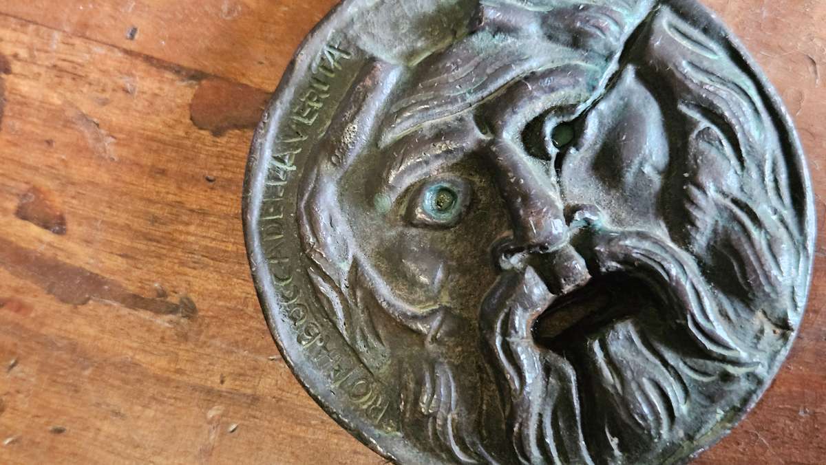 Vintage Medallion Roma Bocca. "The Mouth of Truth"