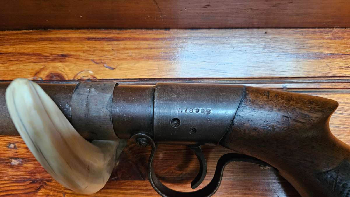 Antique 1920's BSA.22 Rifle on Wooden Wall Mount