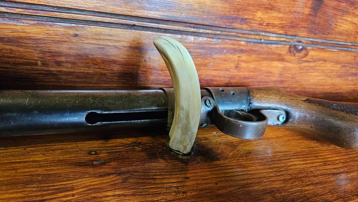 Antique 1920's BSA.22 Rifle on Wooden Wall Mount