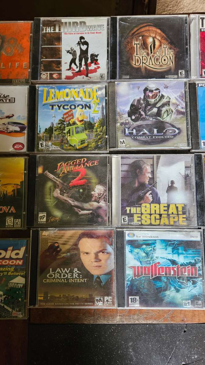Vintage PC Games Lot