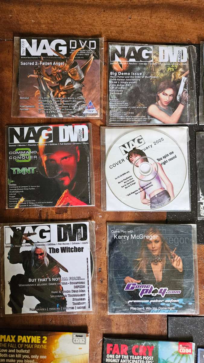 Unused NAG PC Games plus more