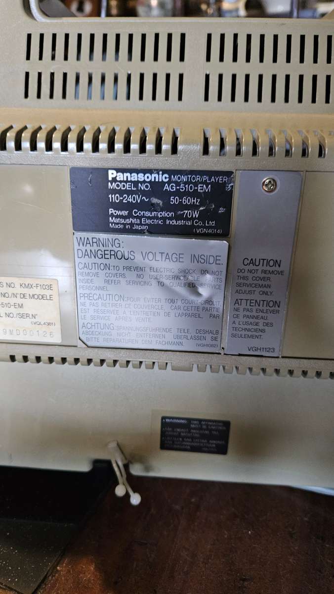 Panasonic VHS Player