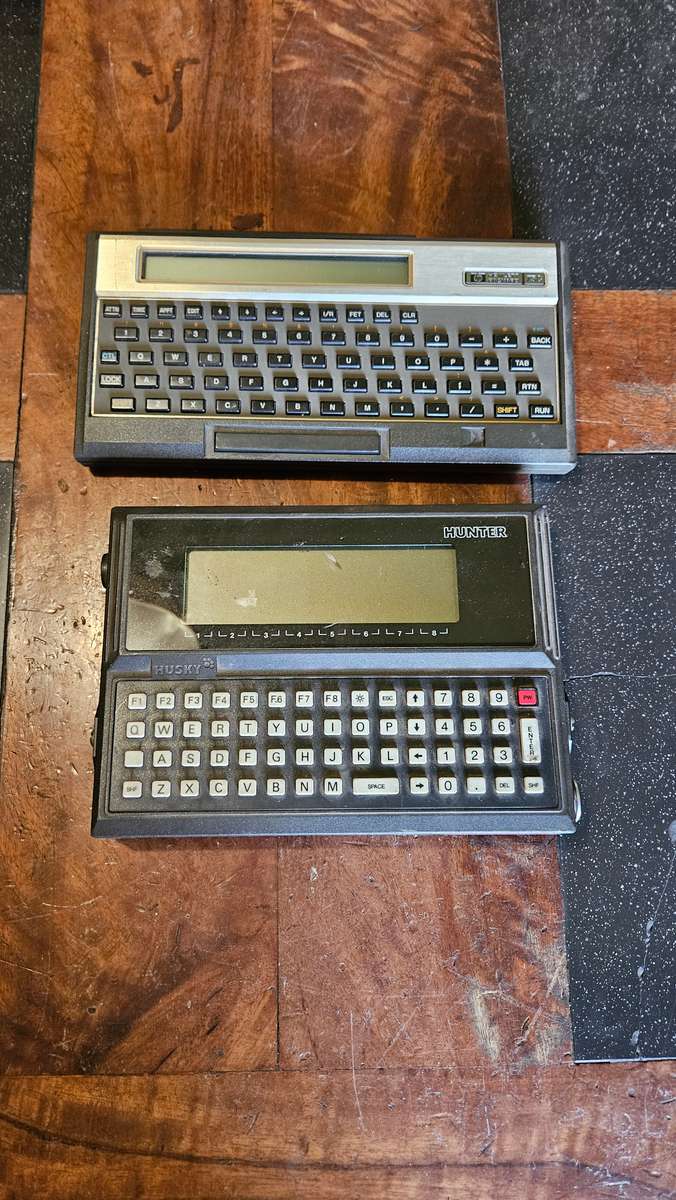 1980s HP Handheld Computer & Husky Hunter Computer
