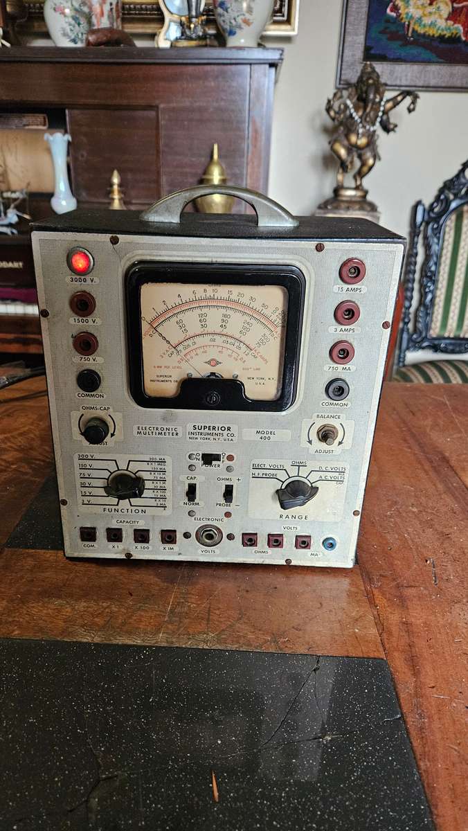 Antique Superior instruments Electronic Multimeter Model 400