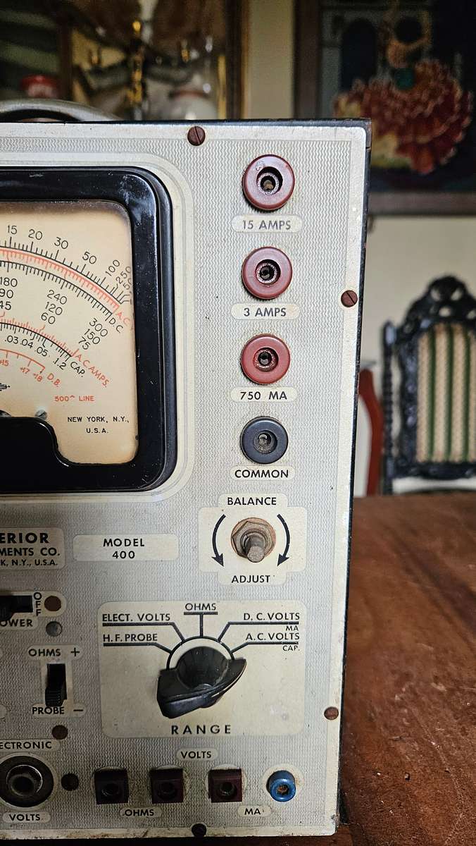 Antique Superior instruments Electronic Multimeter Model 400