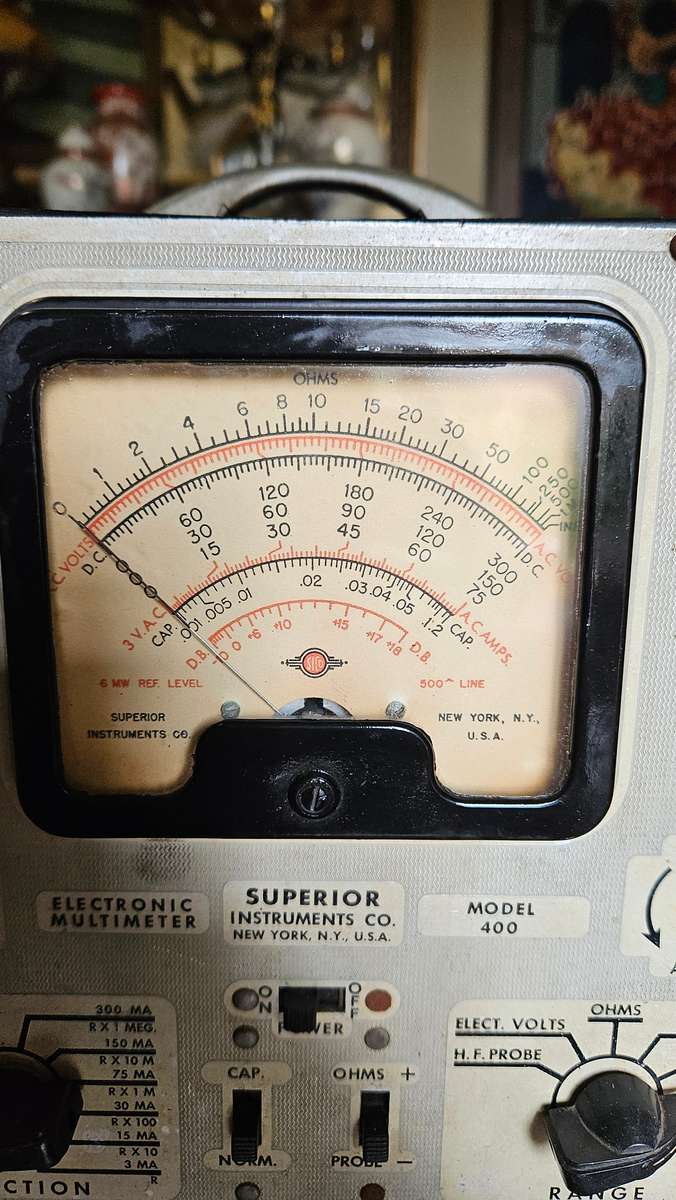 Antique Superior instruments Electronic Multimeter Model 400