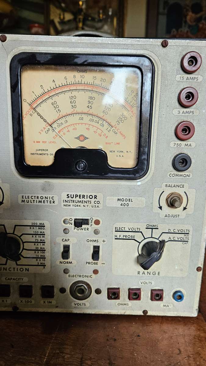 Antique Superior instruments Electronic Multimeter Model 400