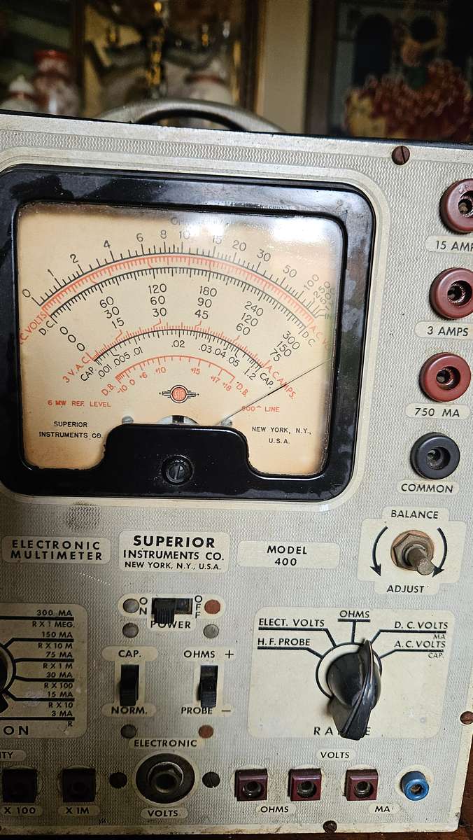 Antique Superior instruments Electronic Multimeter Model 400