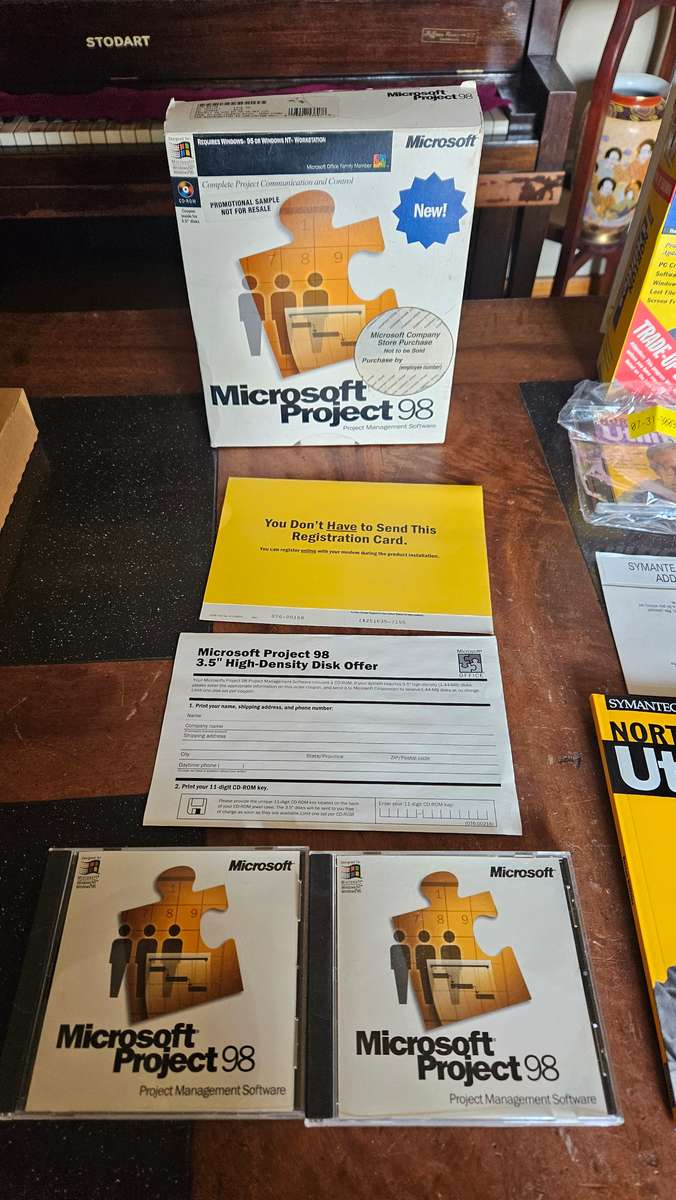 Norton Utilities & Microsoft Project 98