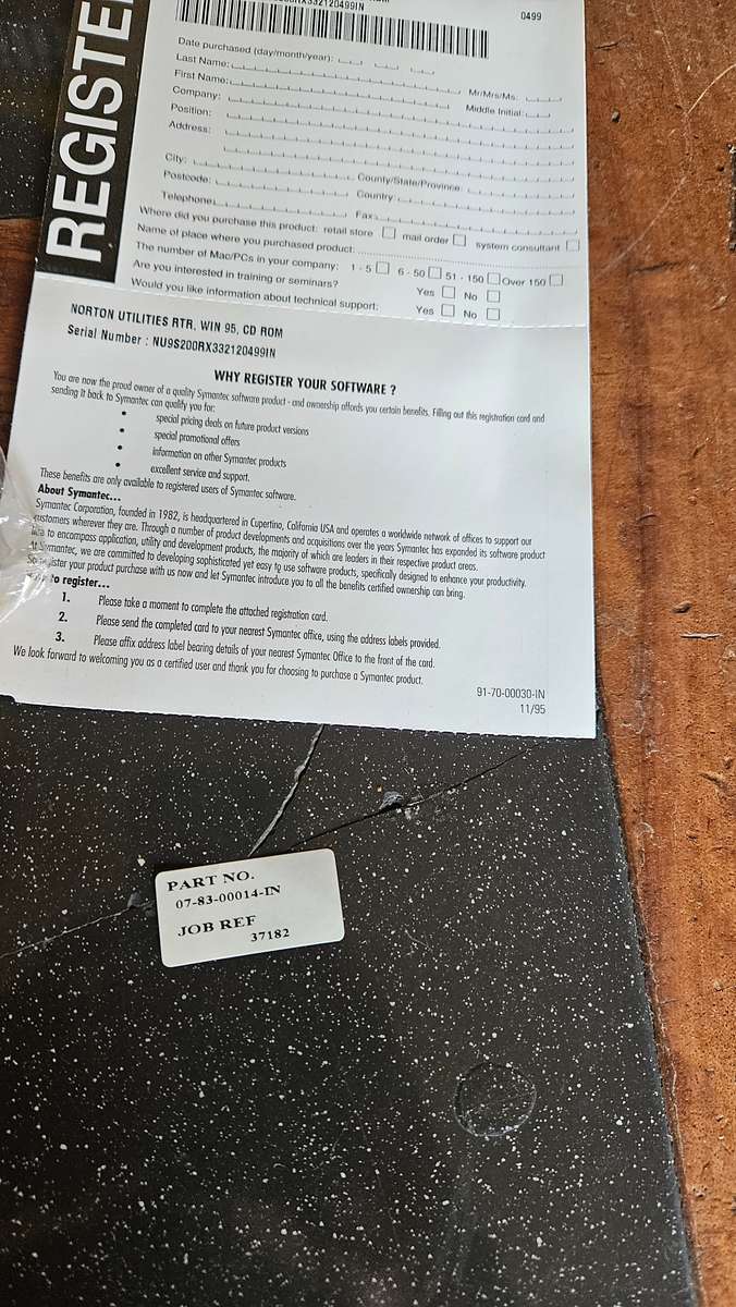 Norton Utilities & Microsoft Project 98