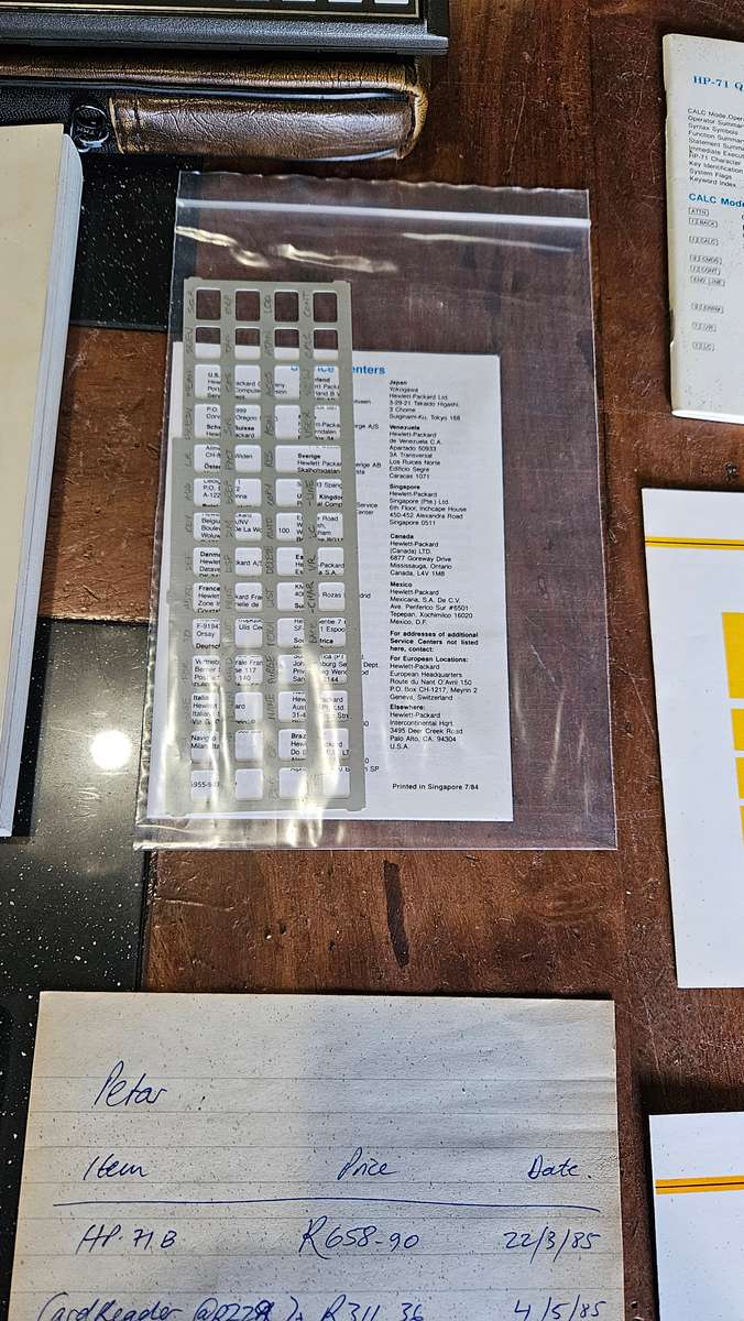 Hewlett Packard 71 B