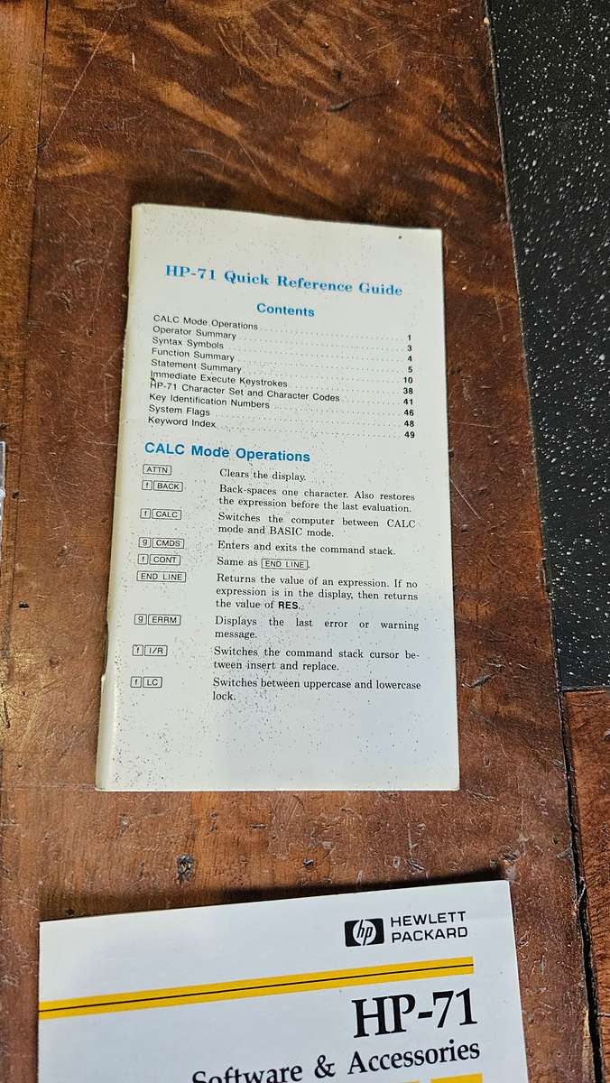 Hewlett Packard 71 B