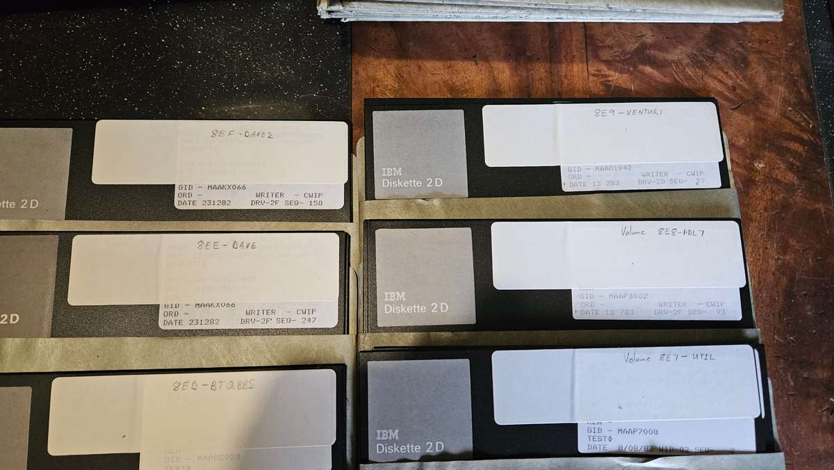 Two Sets Of Vintage Floppy Drives