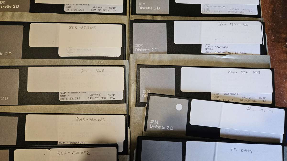 Two Sets Of Vintage Floppy Drives